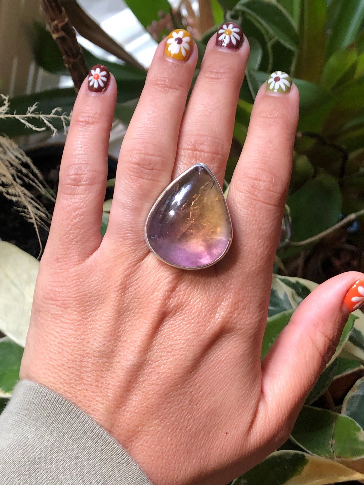 Ametrine statement ring size 8.5