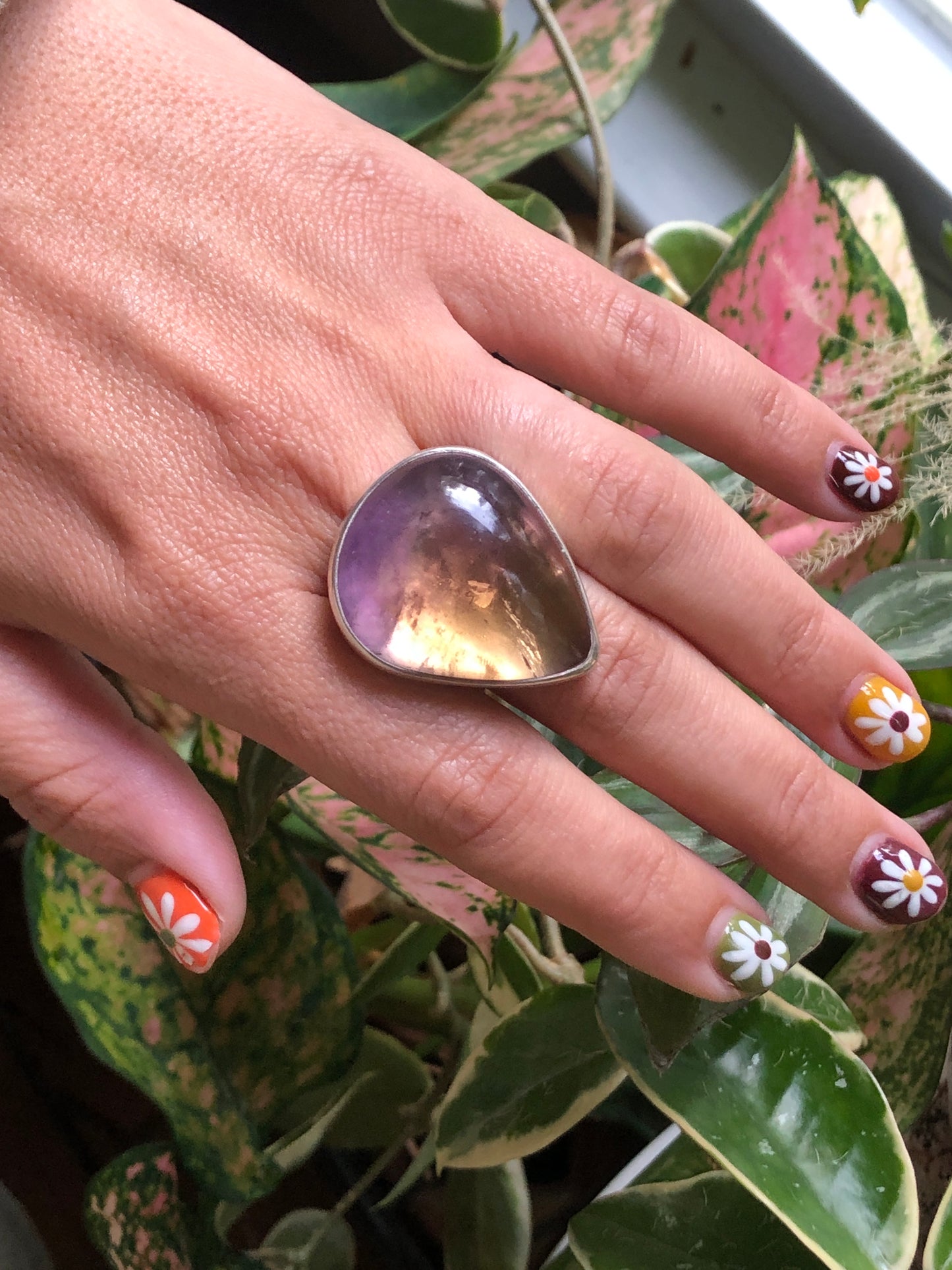 Ametrine statement ring size 8.5
