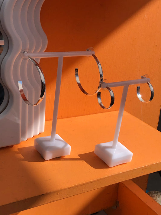 Sterling Silver Hoops (small)