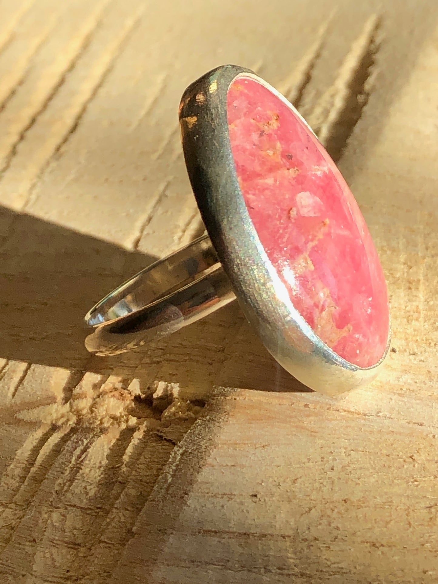 Rhodochrosite Oval Size 6.5