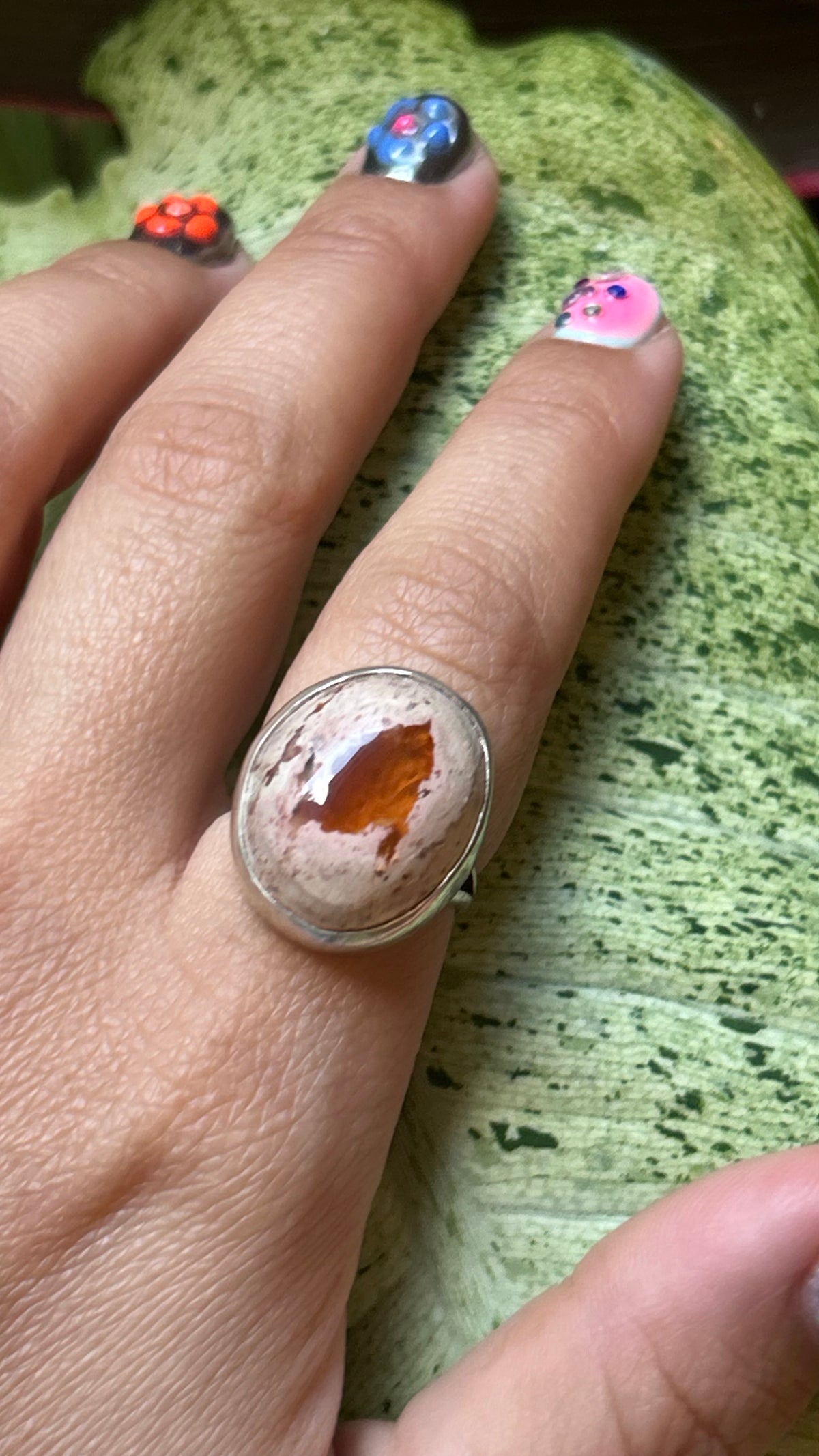Fire Opal Ring size 8