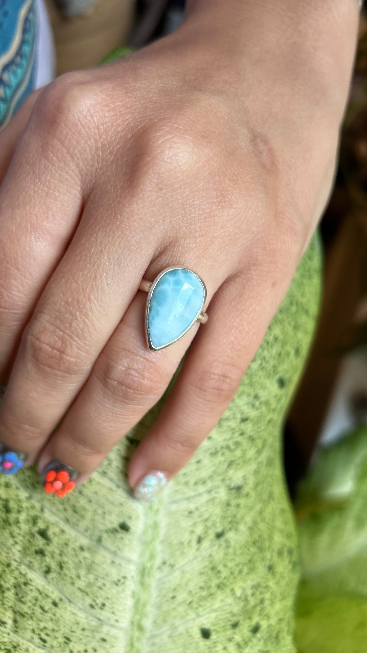Larimar Ring size 6