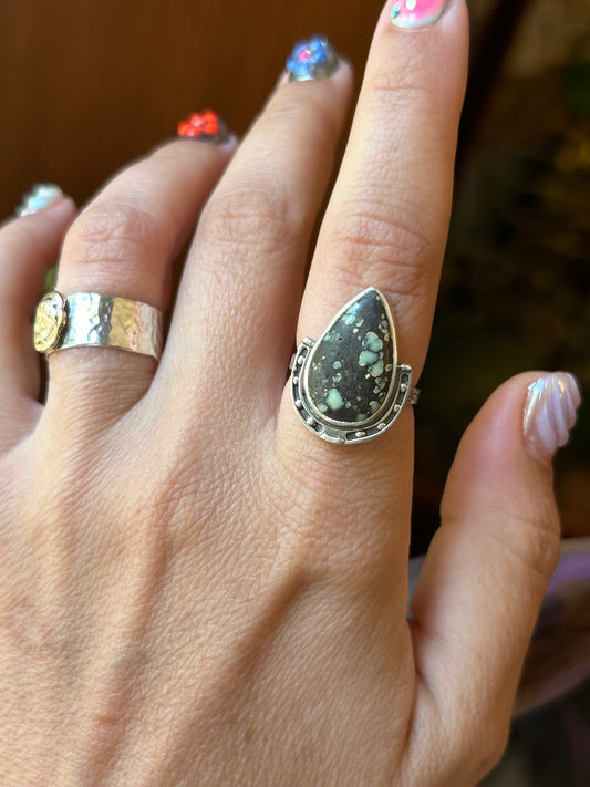 Variscite Horseshoe Ring size 7.5