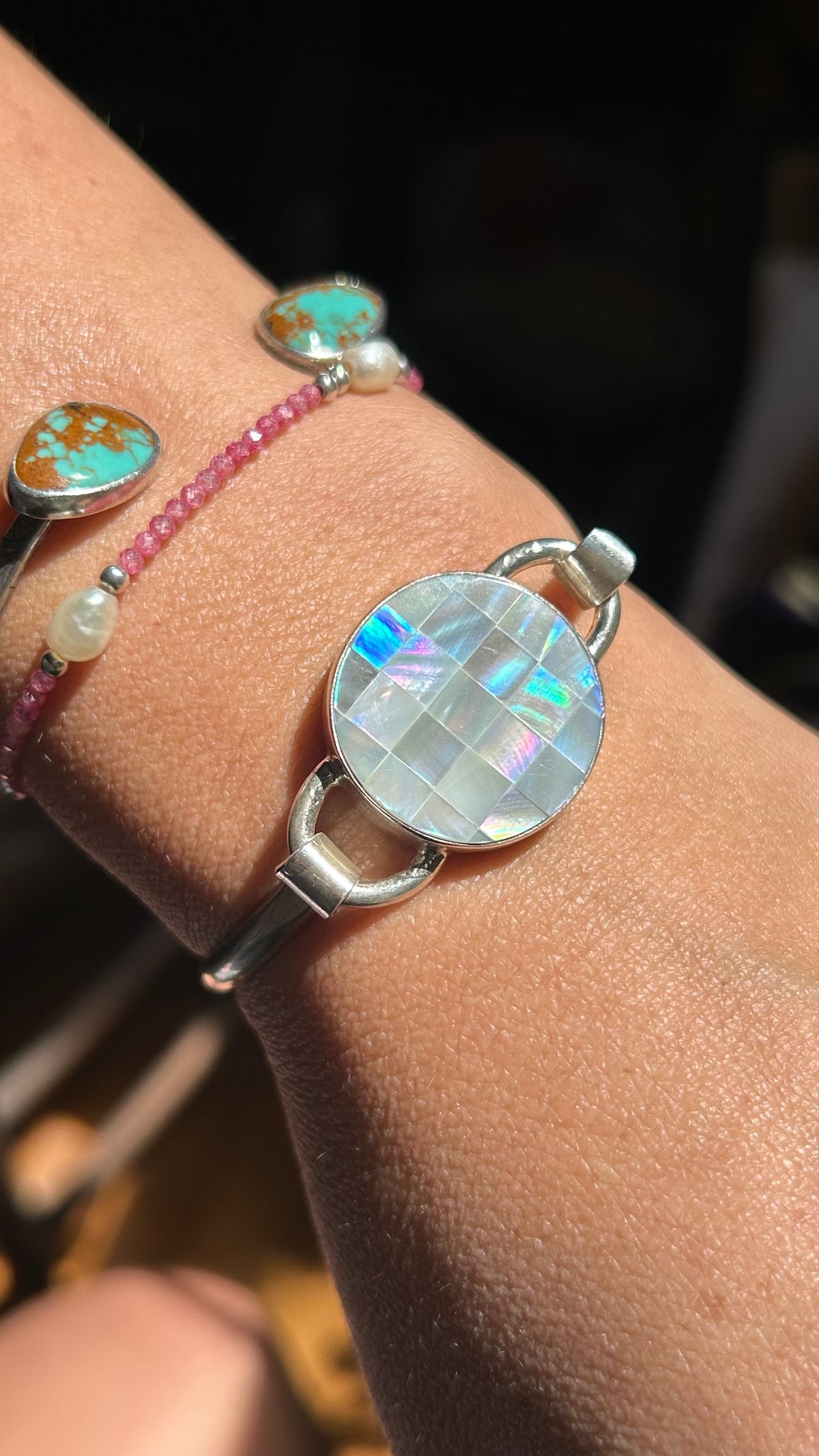Inlay shell cuff