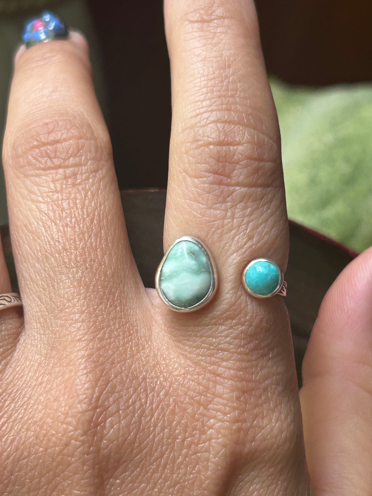 Paloma Variscite & Turquoise size 6.5