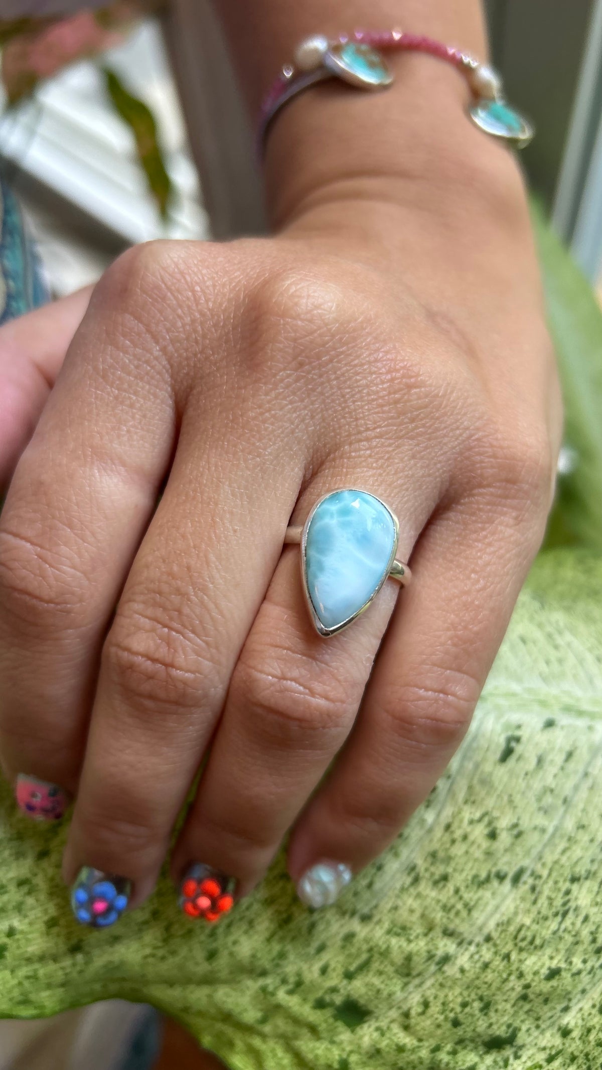 Larimar Ring size 6