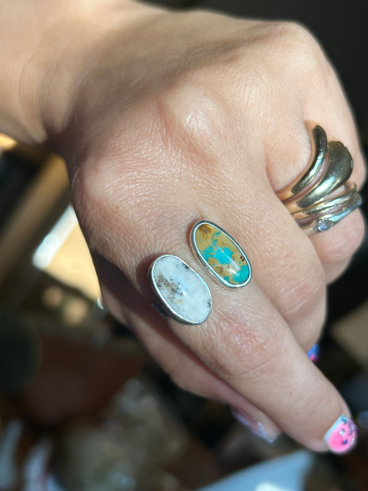Turquoise & White Buffalo