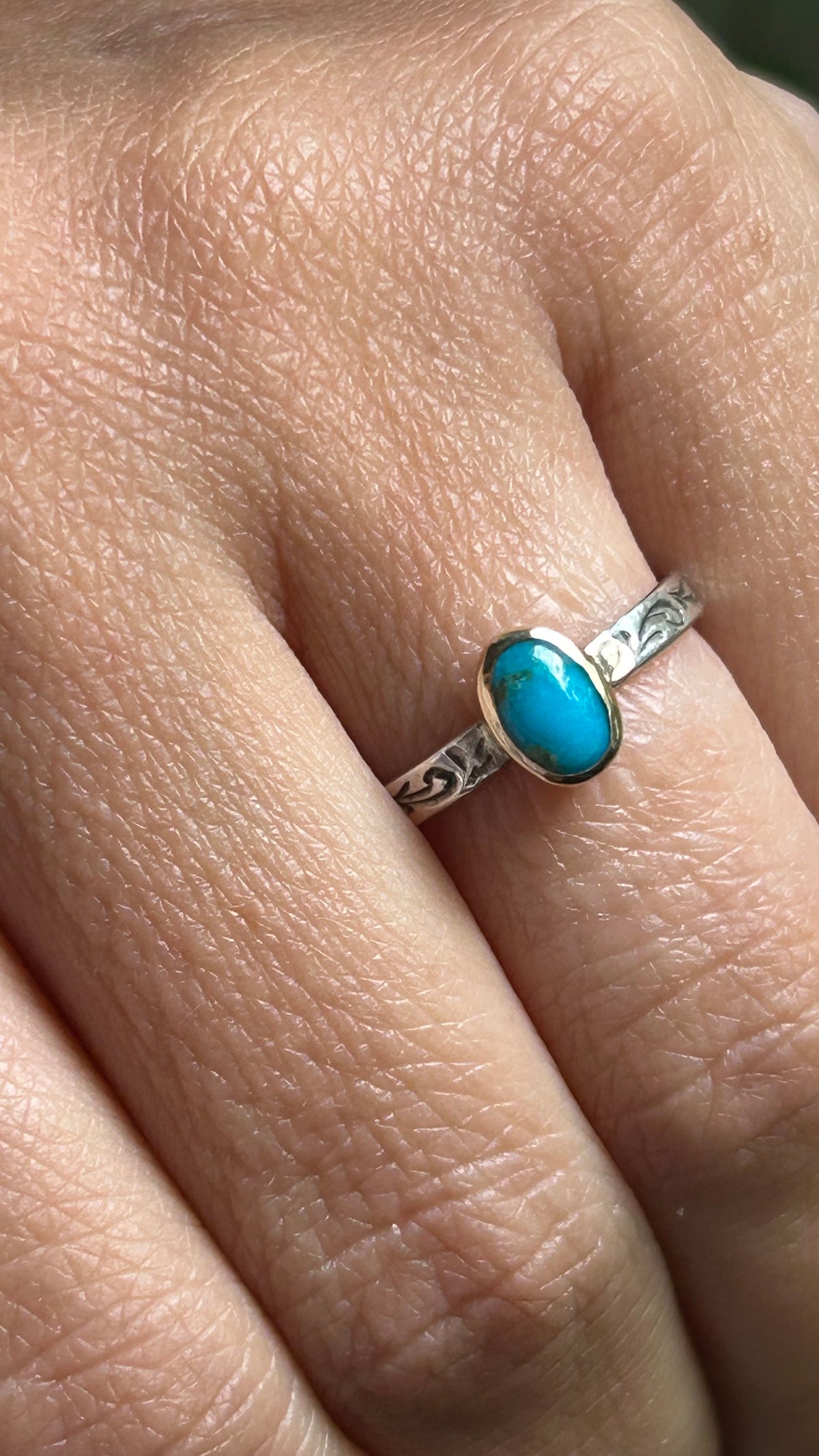 Mixed metal Turquoise size 6