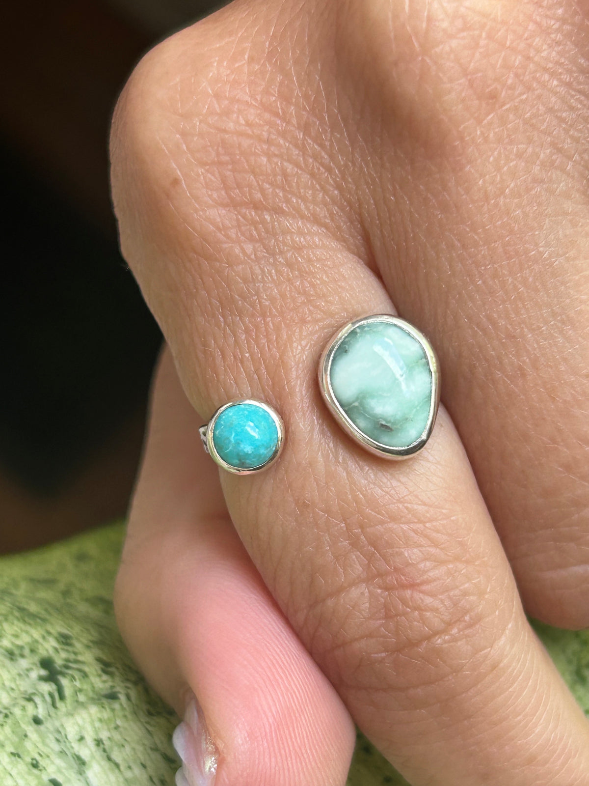 Paloma Variscite & Turquoise size 6.5