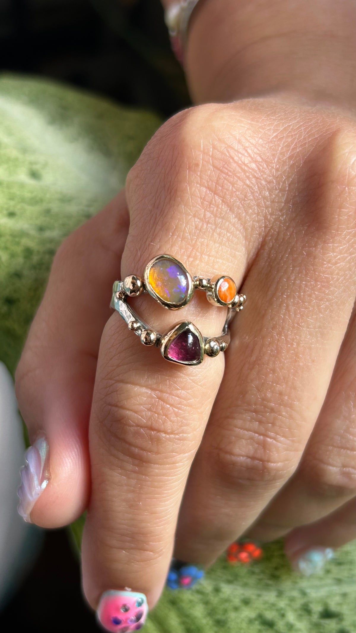 Wavy Baby Triple stone size 8