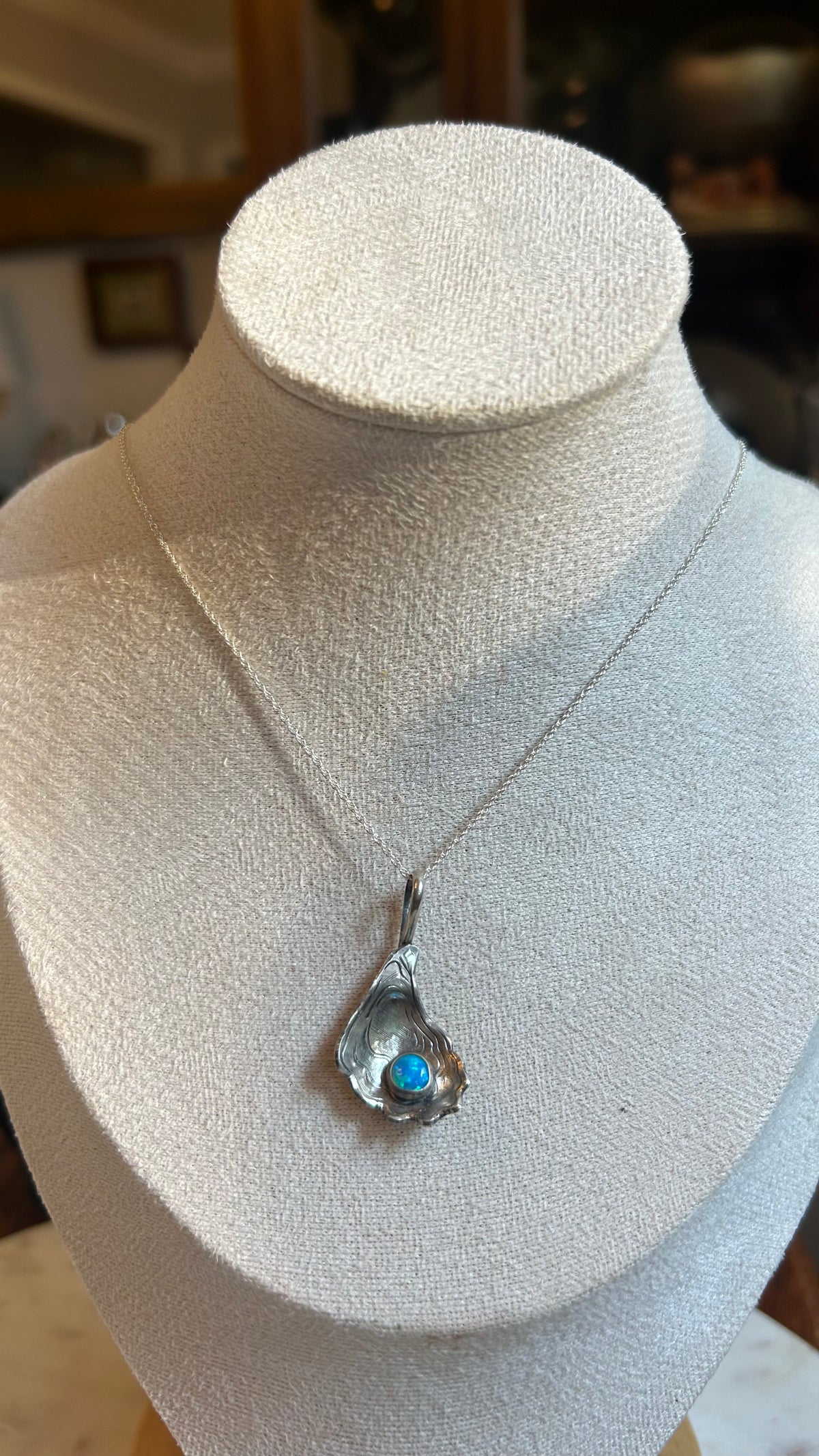 Sterling Engraved Oyster