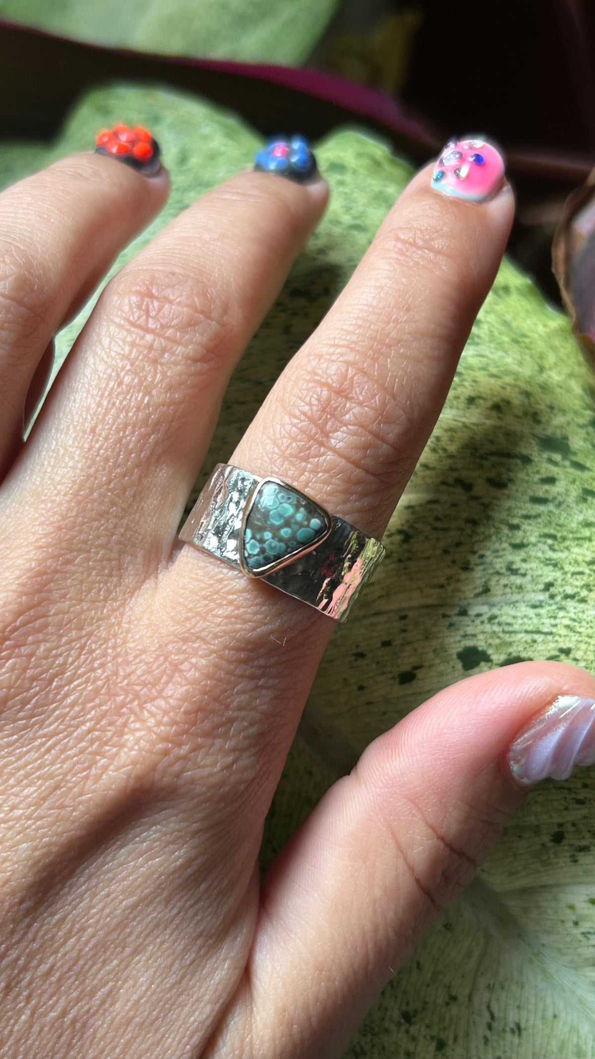 New Lander Variscite mixed metal size 10